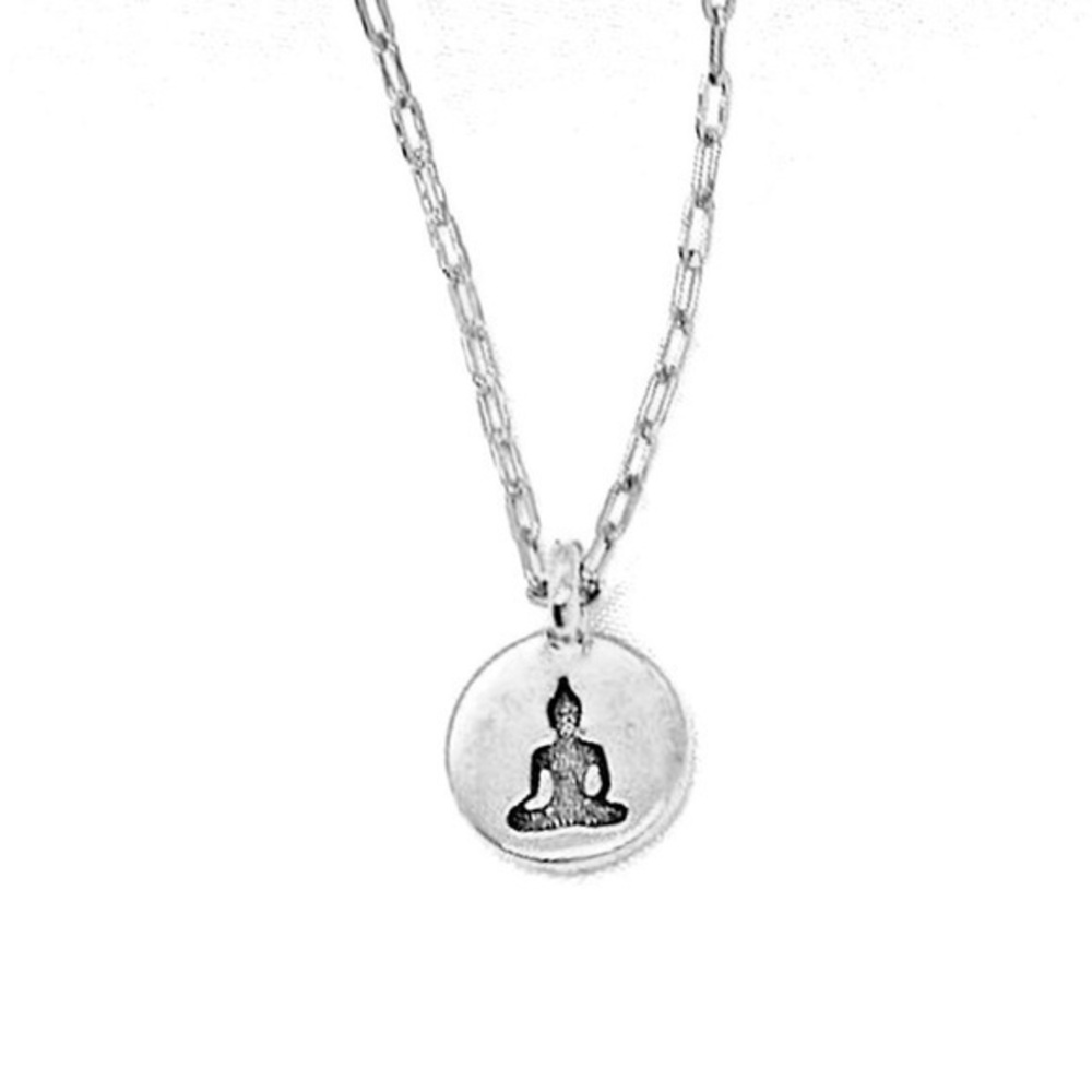 Silver Buddha Necklace